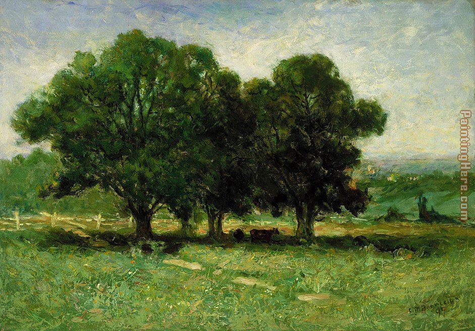 Landscape painting - Edward Mitchell Bannister Landscape art painting